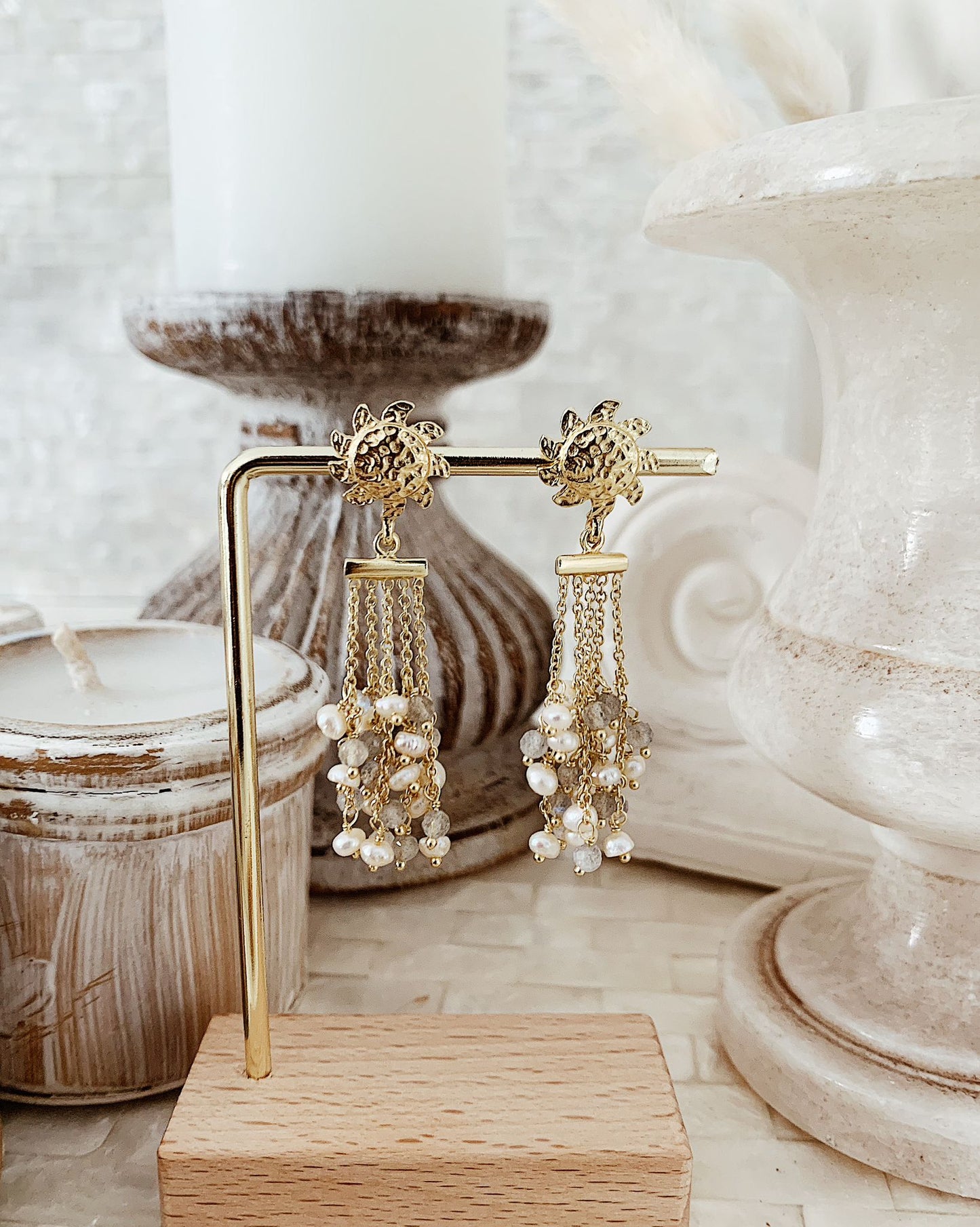 Boucles d'oreilles Sun