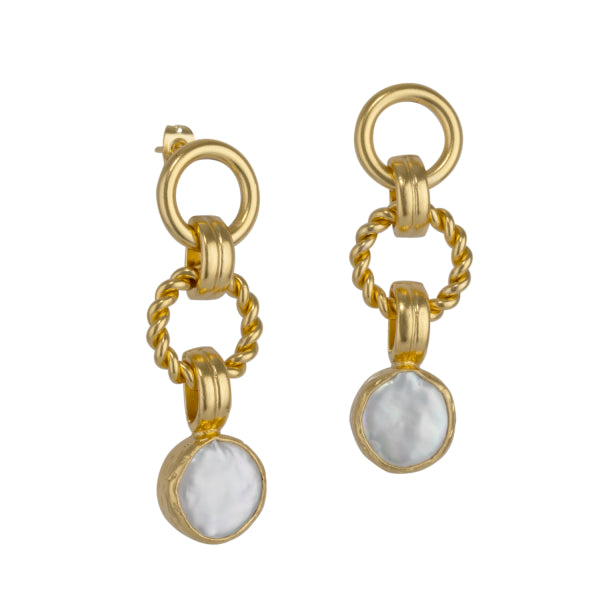Boucles d'oreilles Gabrielle - Perle