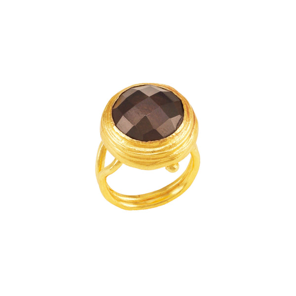 Bague Clémence - Quartz fumé