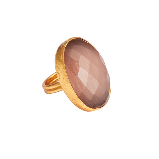Bague Aurore - Rose poudré
