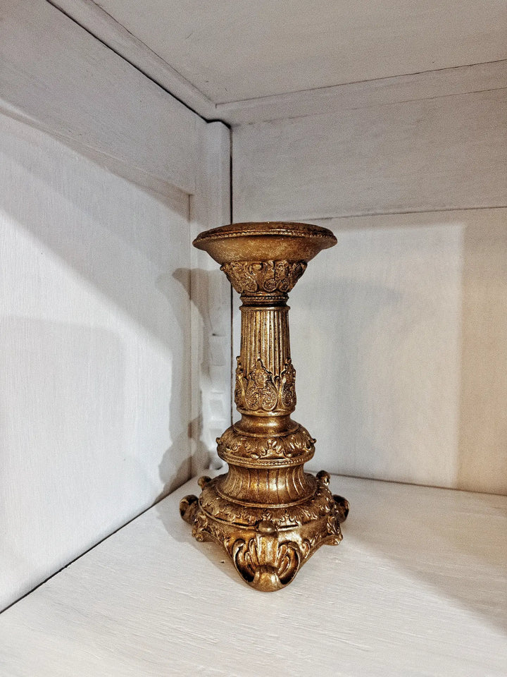 Chandelier baroque doré - S