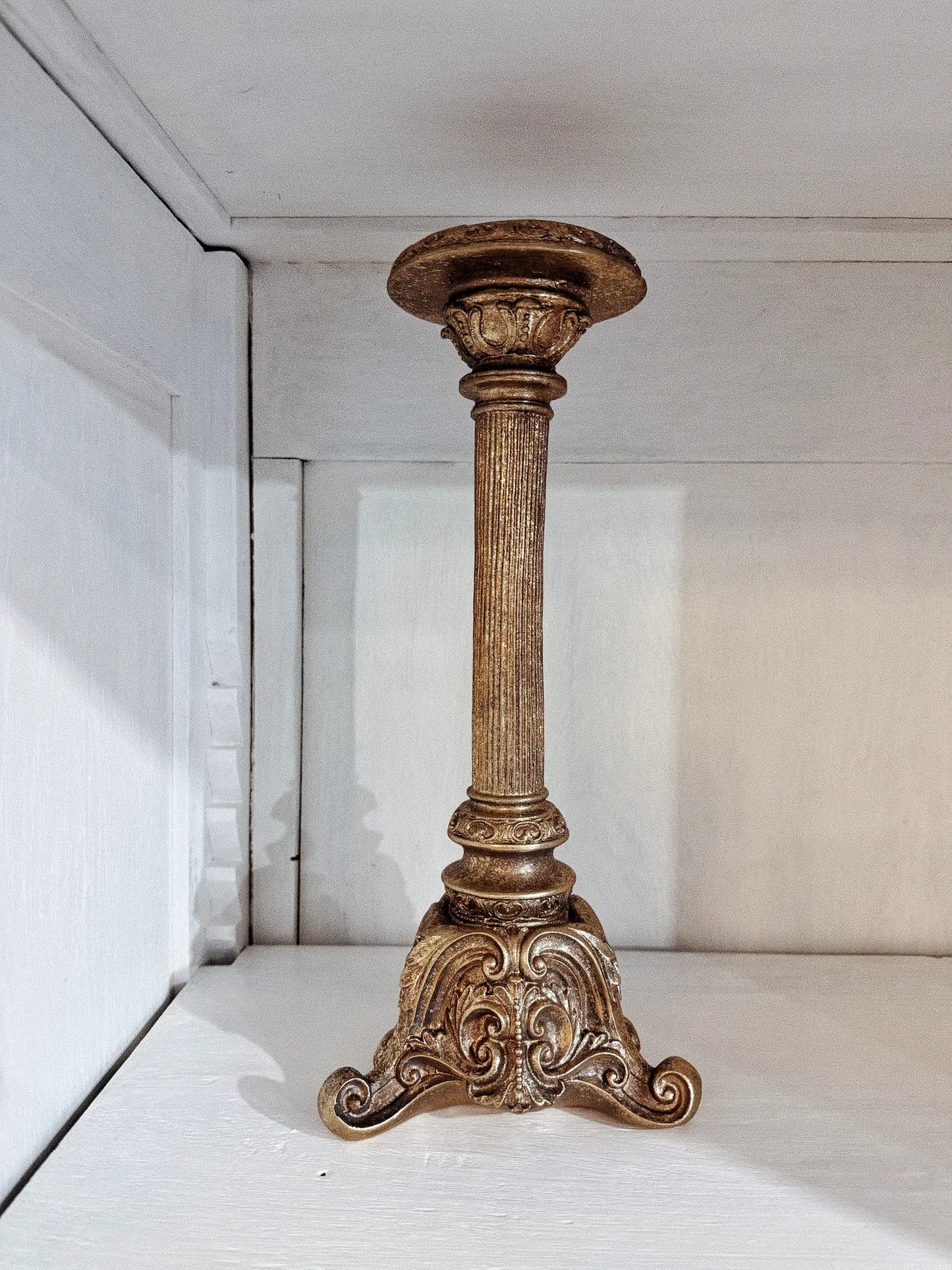Chandelier baroque doré - M