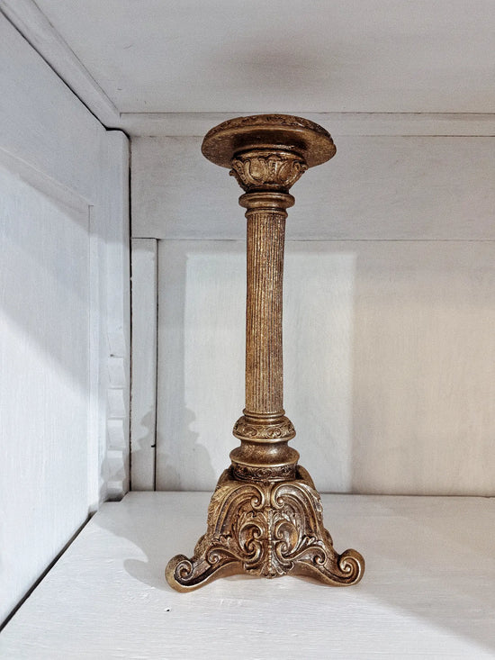 Chandelier baroque doré - M