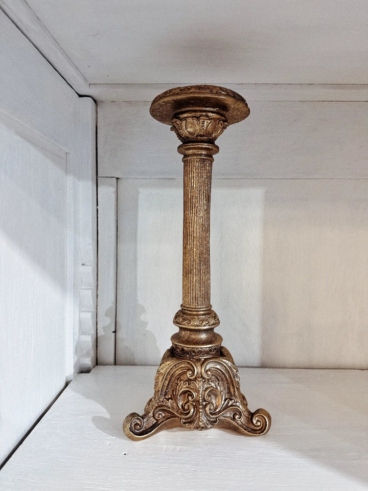 Chandelier baroque doré - M