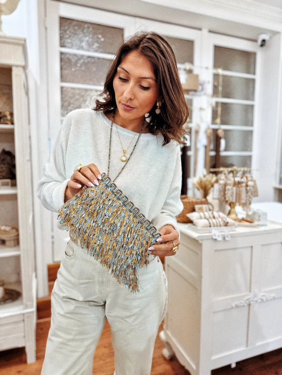 Pochette à franges