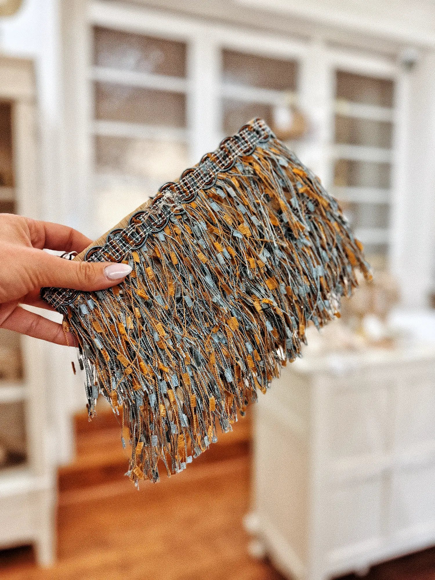 Pochette à franges