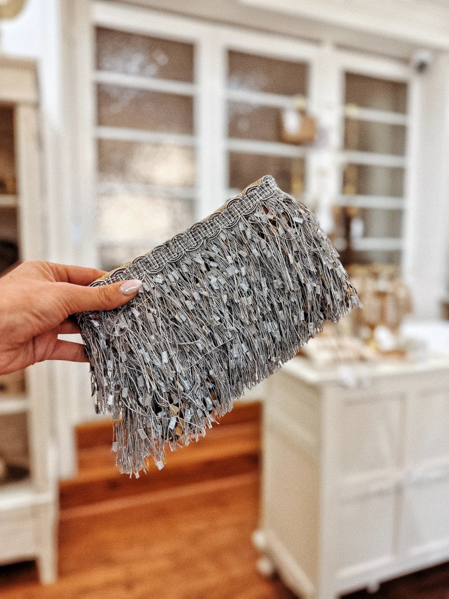 Pochette à franges