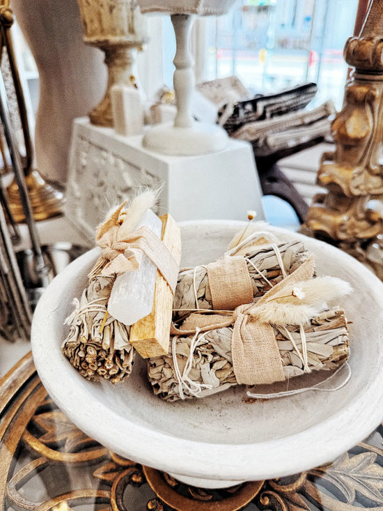 Pack purification – Sauge, Palo Santo & Sélénite