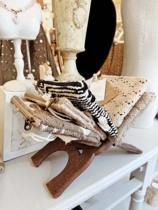 Pochette en laine marocaine