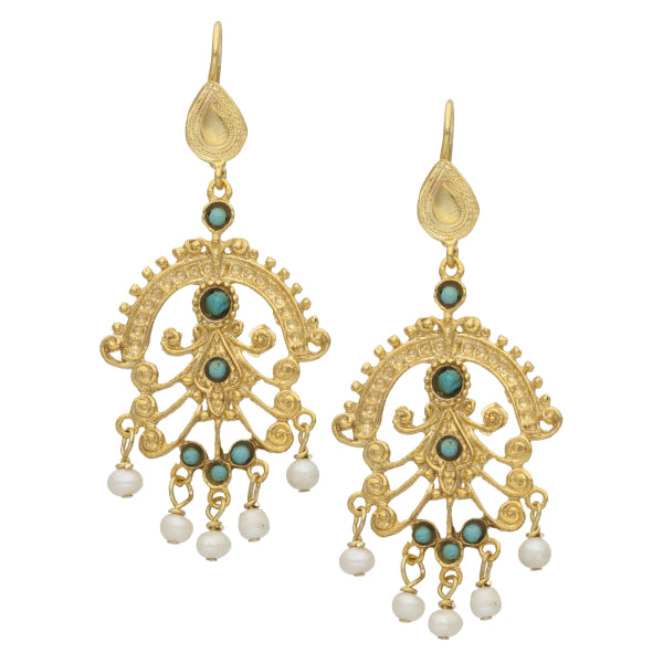 Boucles d'oreilles Célestine