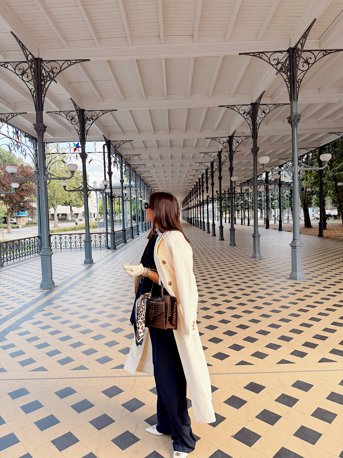 Manteau long crème - L’Intemporel