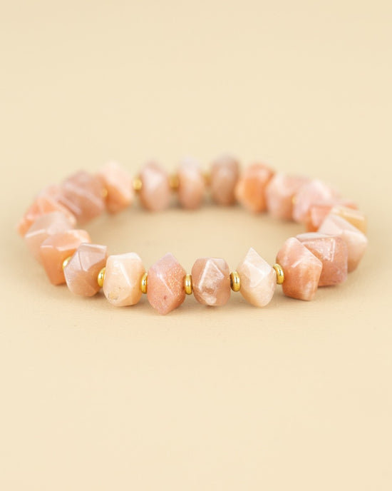 Bracelet Pierre de lune - pierres brutes