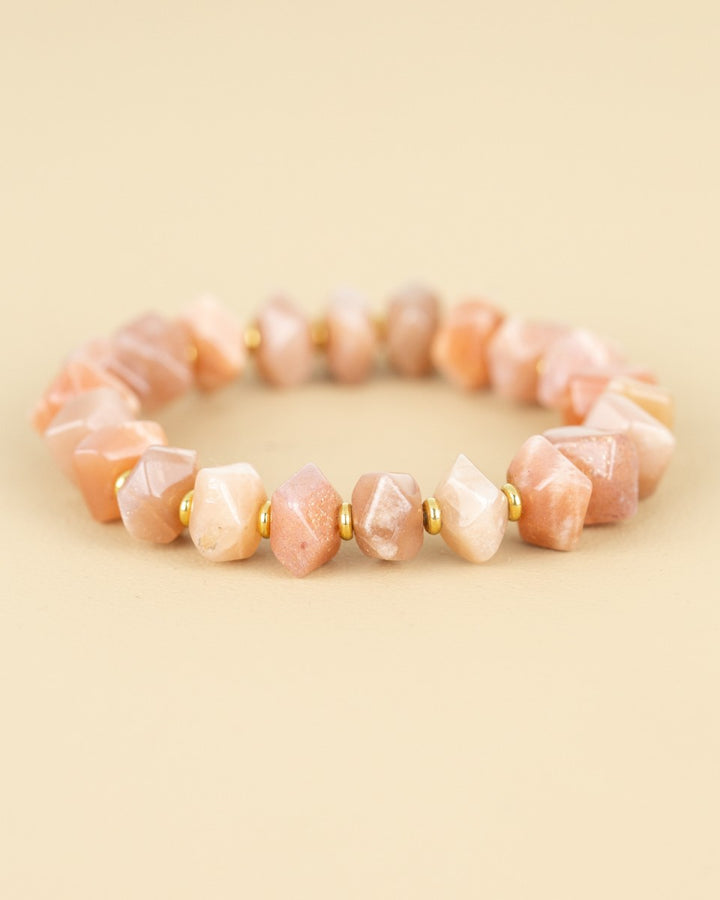 Bracelet Pierre de lune - pierres brutes
