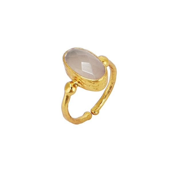 Bague Zénaïde - Calcédoine