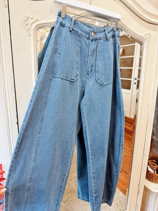 Pantalon denim bleu clair – Molly