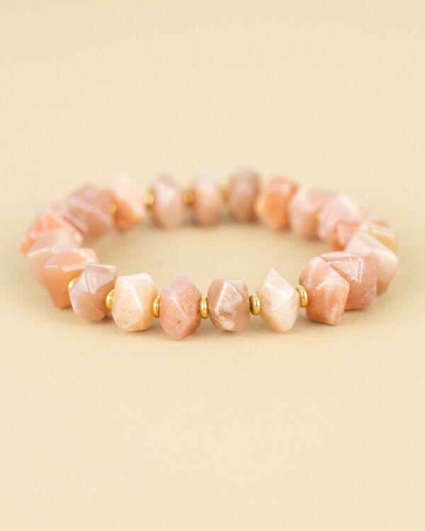 Bracelet Pierre de lune - pierres brutes
