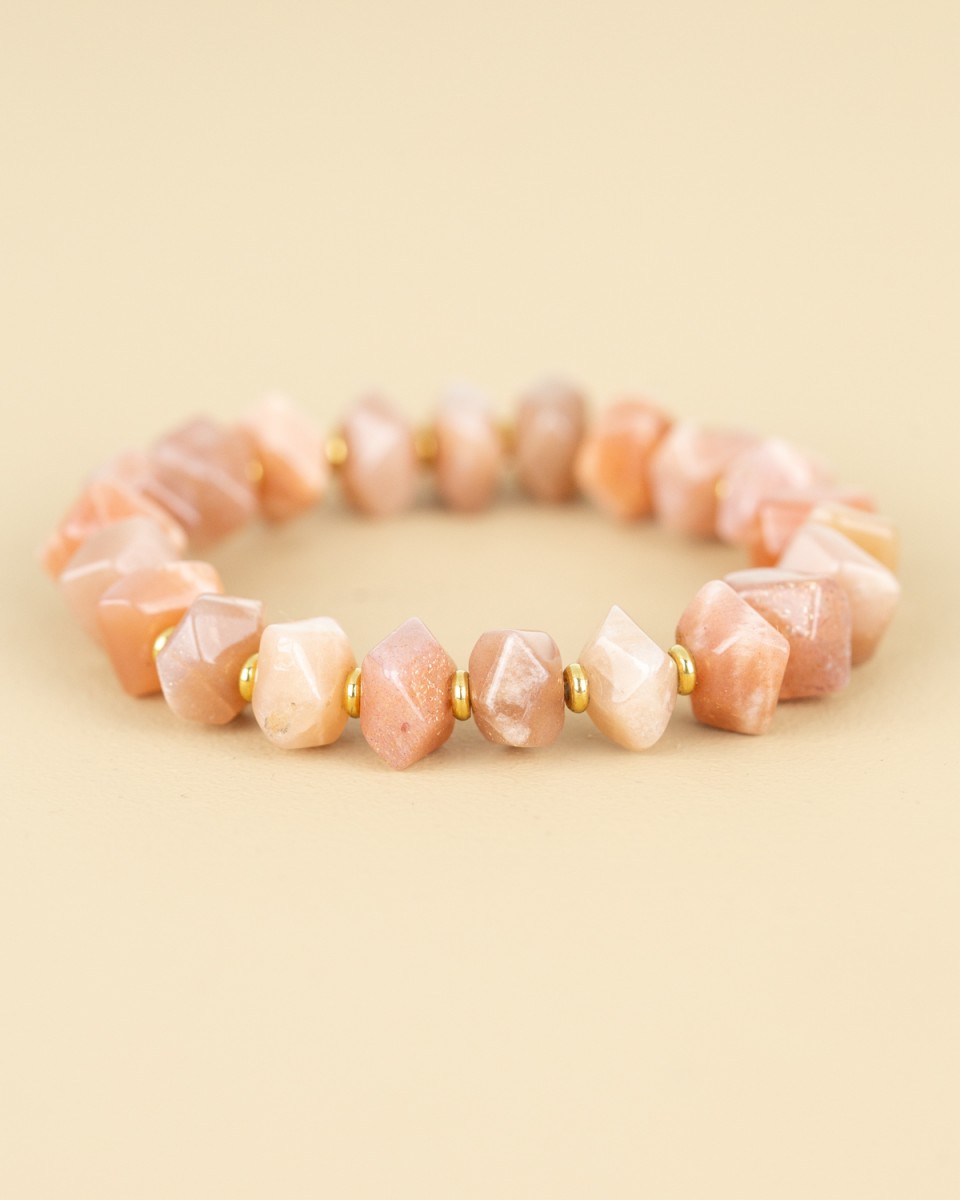 Bracelet Pierre de lune - pierres brutes