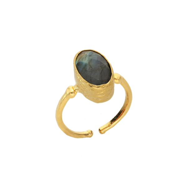 Bague Zénaïde - Labradorite