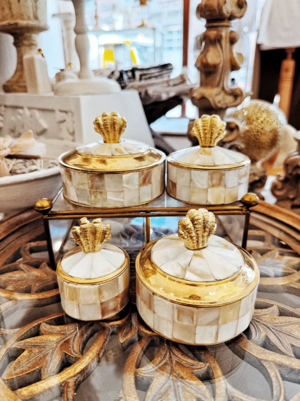 Boîte à bijoux nacrée - Coquillage