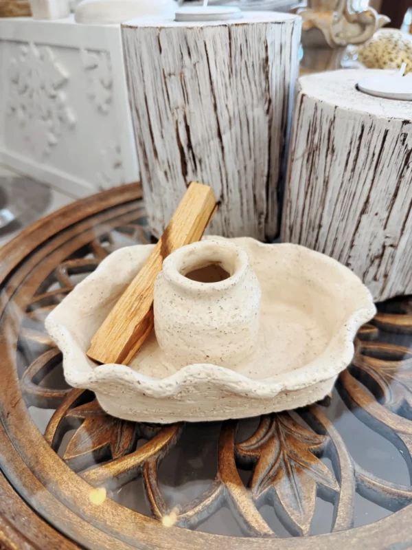 Support à palo santo & bougie