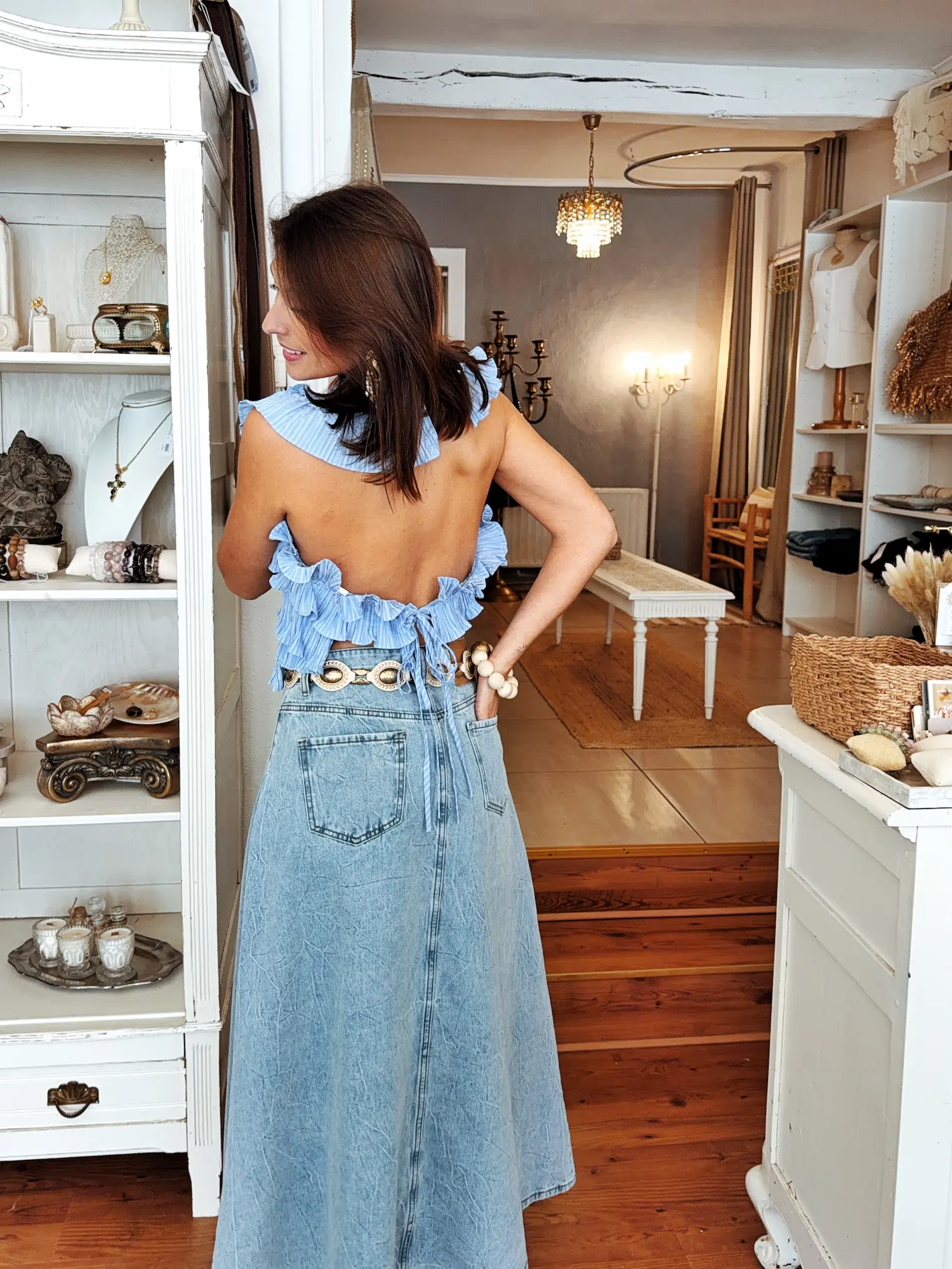 Jupe en jeans - Amélie – Image 3